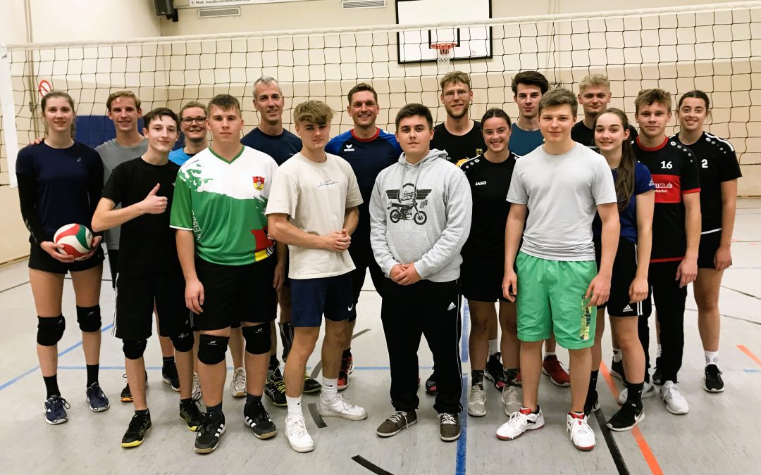 Zusammenkunft der Volleyballelite an der OS-Elstra