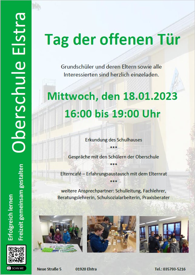 Tag der offenen Tür Oberschule Elstra
